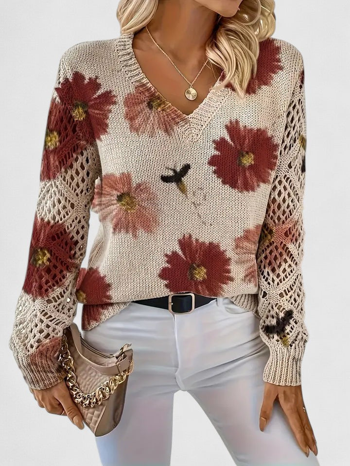 Sylvia - Floral Sweater