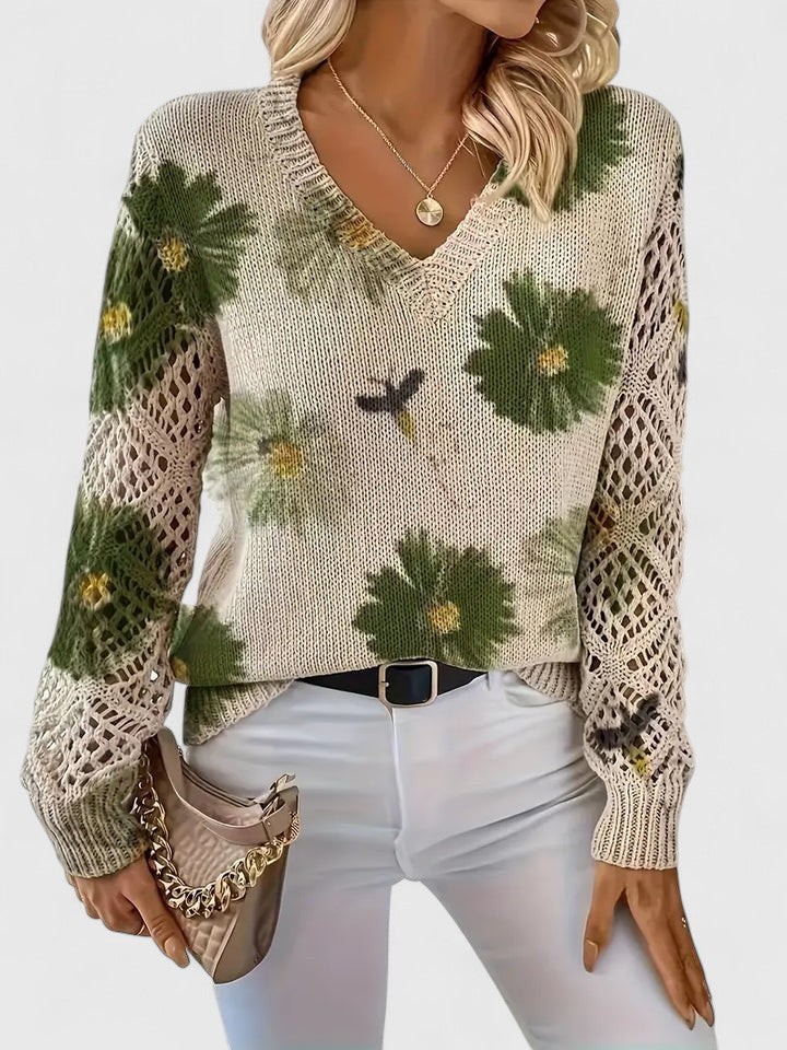 Sylvia - Floral Sweater
